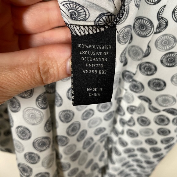 {NWT} Jason Wu Black & White Front Pleated Dress M - Picture 9 of 9